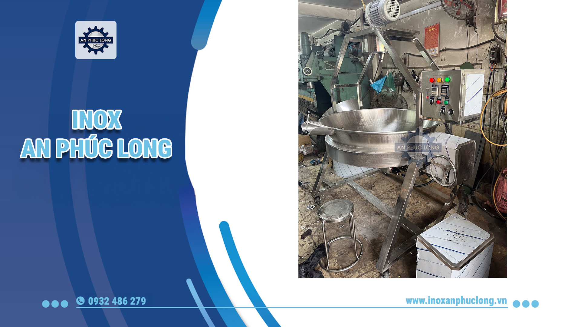 Tổng quan về chảo sên nhân công nghiệp 300 lít và xu hướng tự động hóa