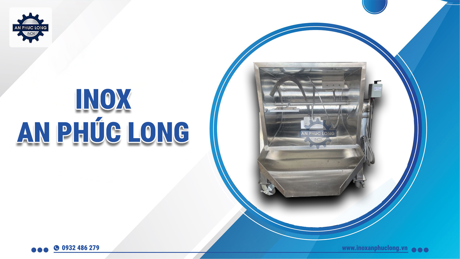 Máy trộn bánh tráng được sản xuất tại Inox An Phúc Long