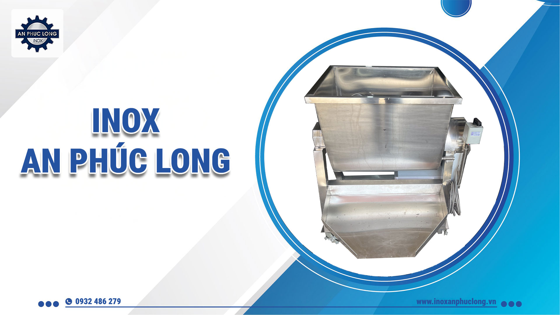 Địa chỉ gia công máy trộn nằm ngang uy tín tại Inox An Phúc Long