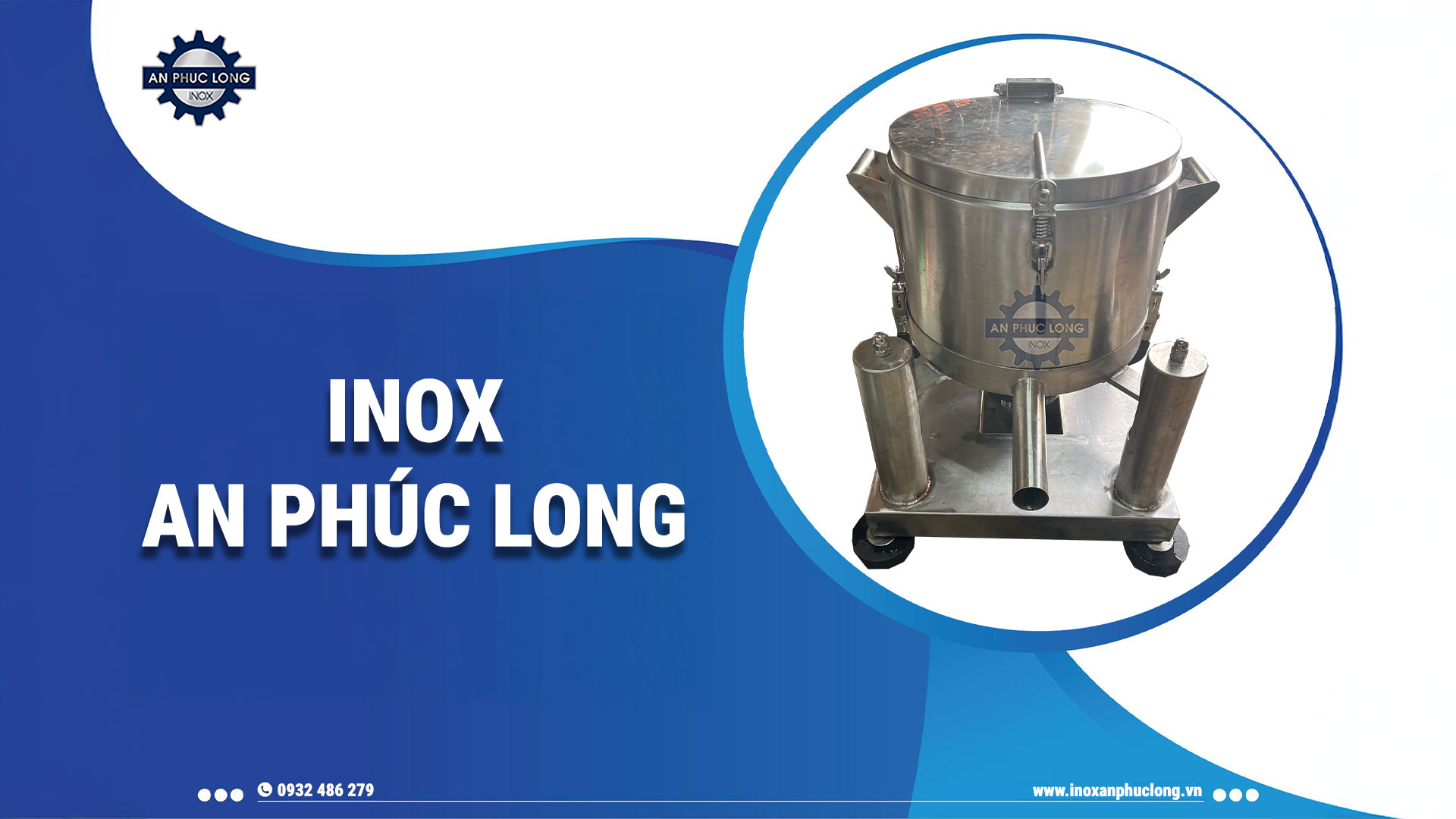 Inox An Phúc Long – Đơn vị sản xuất máy vắt ly tâm công nghiệp 150 lít
