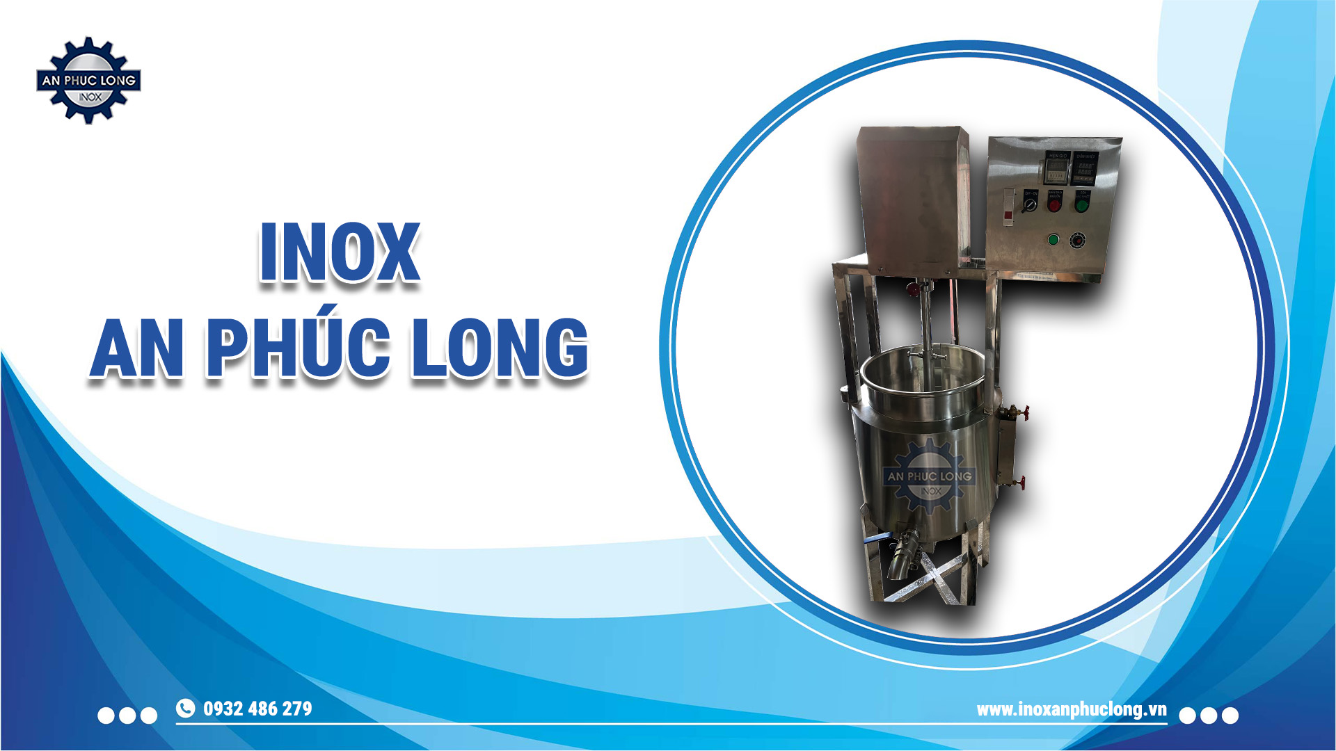 Nồi Nấu Thảo Dược Lật Nghiêng 200 Lít Được Sản Xuất Tại Inox An Phúc Long