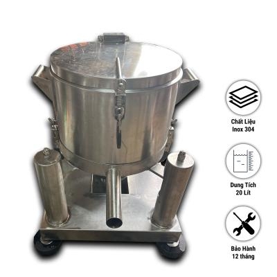 máy vắt ly tâm tách dầu 20 lít