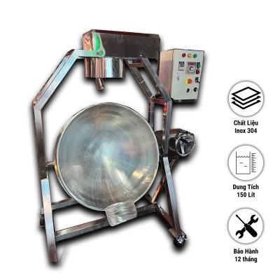 Chảo xào nhân dùng điện 150 lít