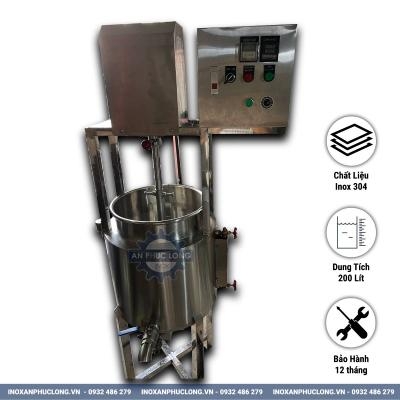 nồi nấu gia nhiệt có cánh khuấy 200 lít